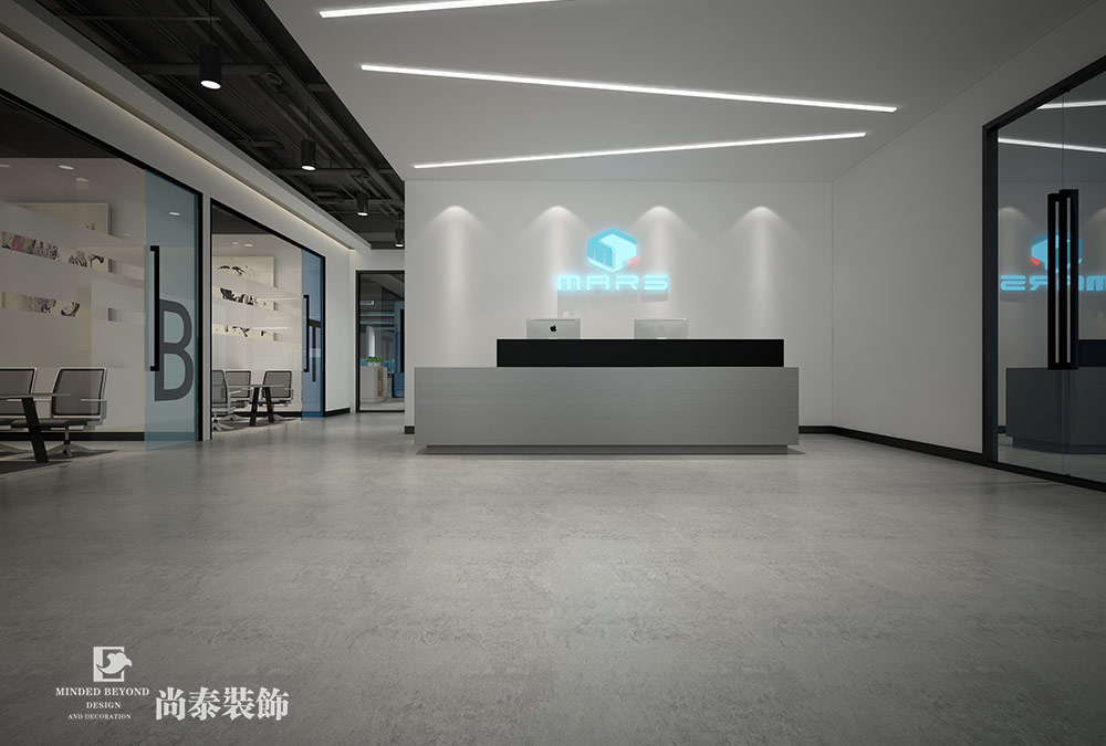 深圳市龙华宝能科技园生物医疗公司办公室设计