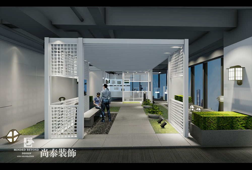 深圳南山中国储能大厦LED照明公司办公室装修设计