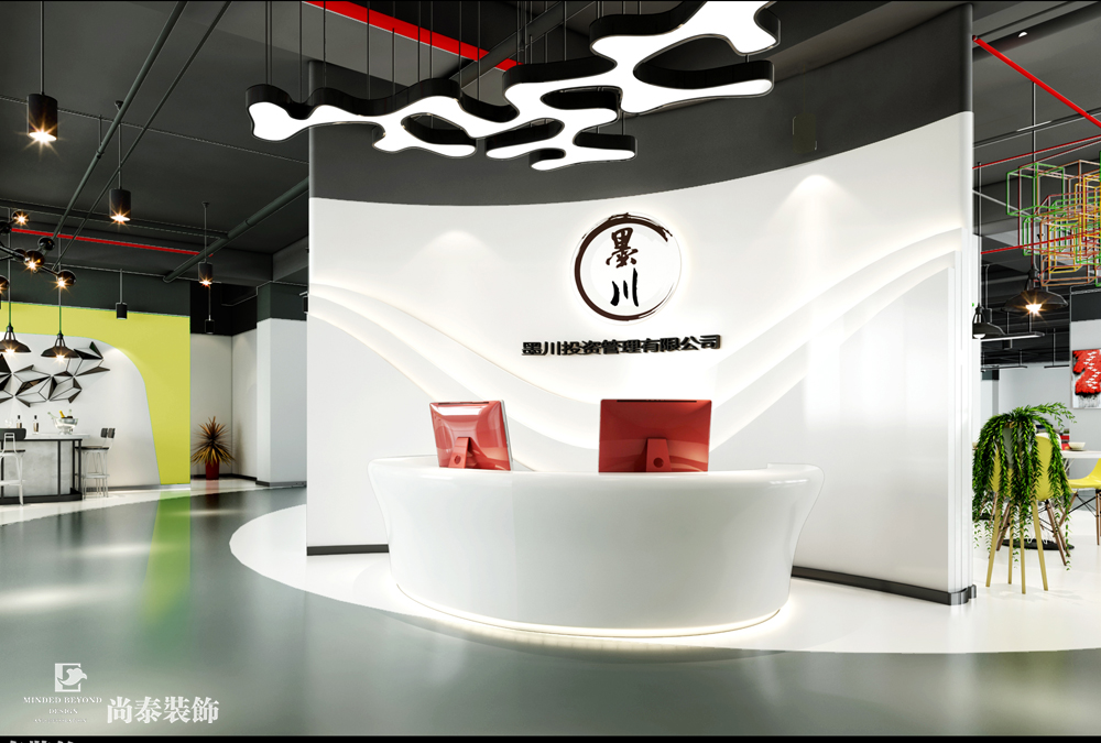 深圳宝安石岩贸易公司办公室装修设计 