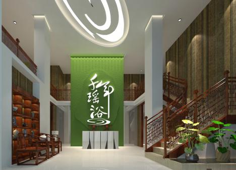 364㎡中式经典养生会所装修设计 | 千年瑶浴