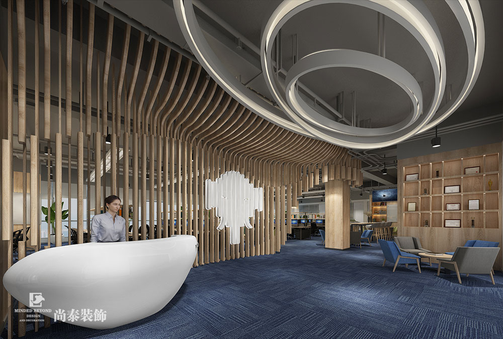 深圳南山科技园声音科技智能公司办公室装修设计