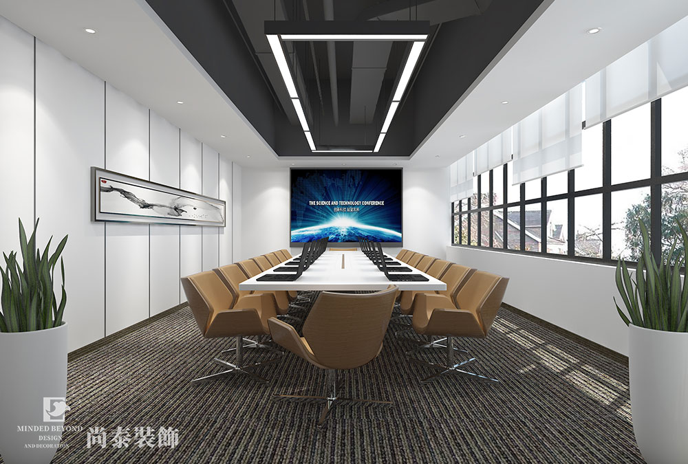 深圳龙华富安娜工业园国家高新技术企业办公楼装修设计