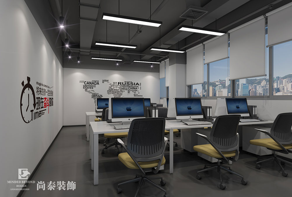 深圳宝安固戍医疗器材科公司办公室展厅装修设计