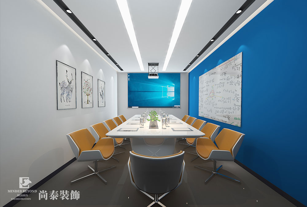 深圳南山科技园激光公司办公室装修效果图
