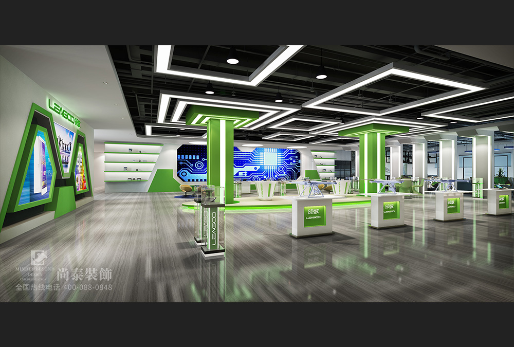 深圳宝安智能手机科技公司办公空间装修设计
