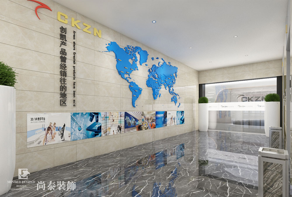 深圳南山智园智能科技公司空间装修效果图