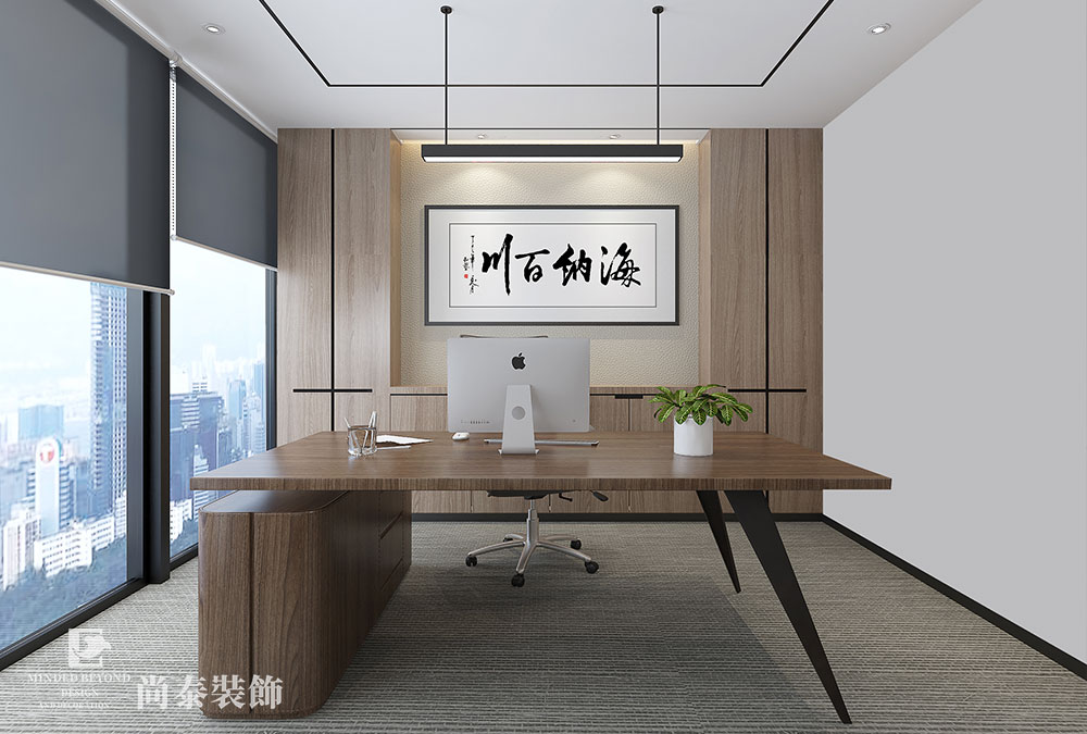 深圳龙岗星河world景观照明公司办公设计效果图
