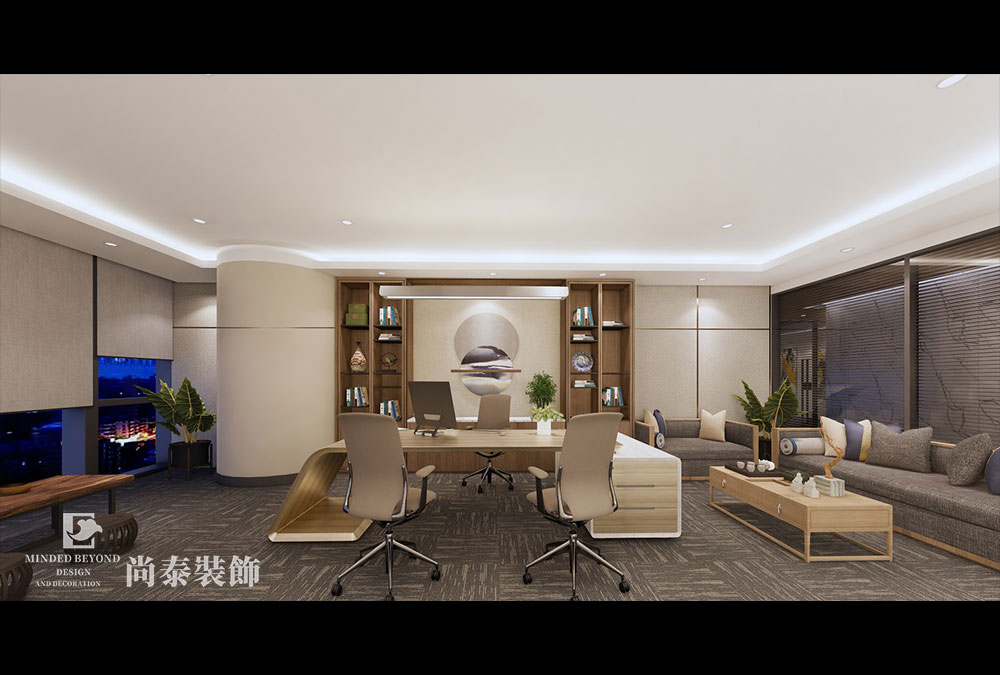 深圳南山科技园地铁金融大厦科技公司办公室装修
