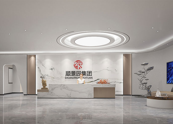 1600平米深圳精密公司办公室设计效果图 | 顺景园
