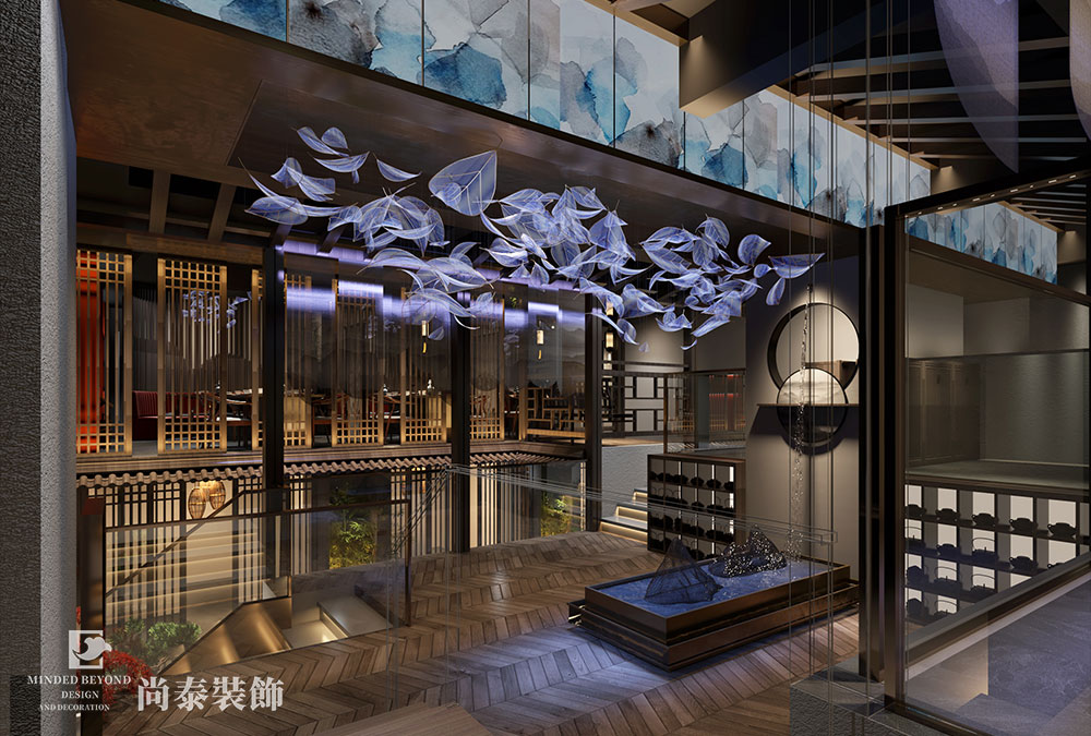 深圳南山海鲜主题私房菜餐厅装修设计