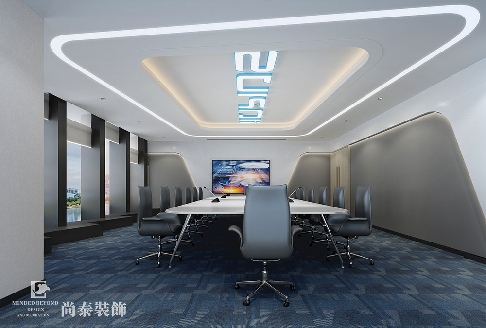 深圳南山创智云城智能科技公司办公室装修设计 