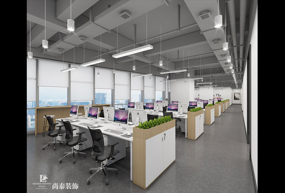 深圳南山智园智能科技公司办公室装修设计