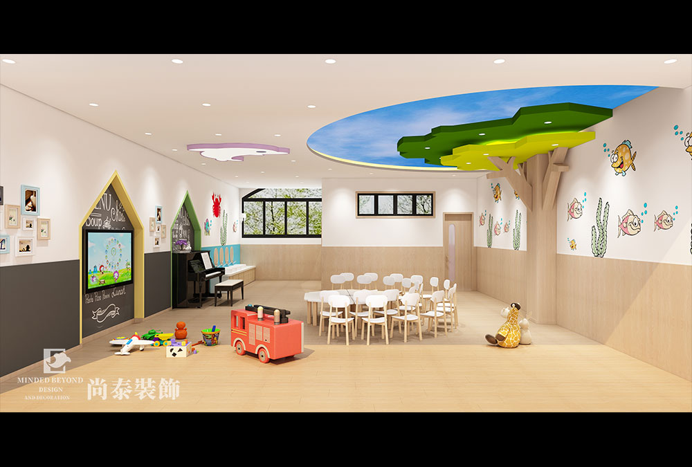 幼儿园装修设计2400平米国际幼儿园 | 蒙禾幼儿园