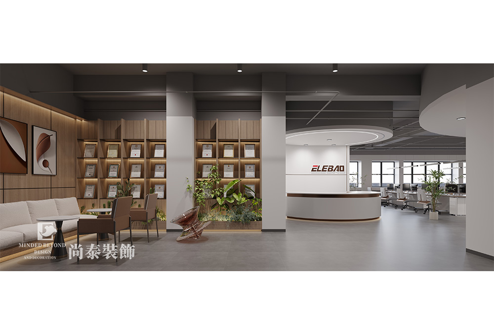 深圳宝安智汇创新中心写字楼360平米科技公司办公室设计装修