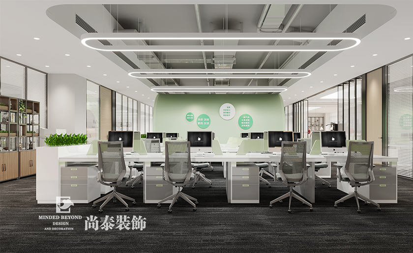 深圳市宝安区科技型公司办公室装修案例