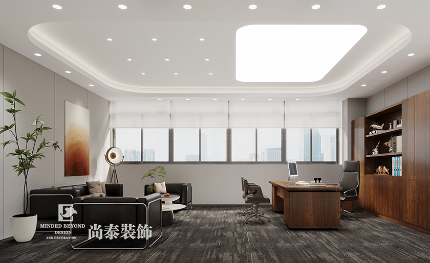 深圳市宝安区科技型公司办公室装修案例