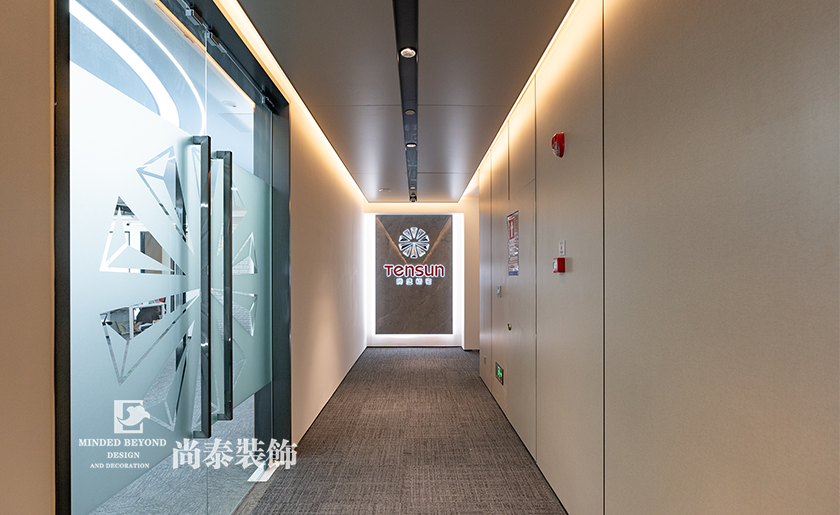 深圳市龙华区科技公司办公室装修效果图