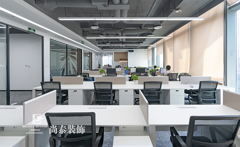 深圳市龙华区科技公司办公室装修效果图