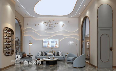  100 平美容店装修设计方案