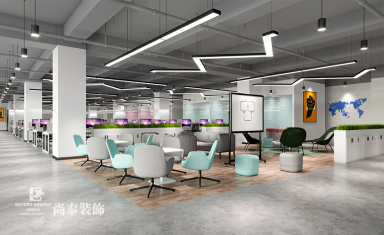 科技风办公室装修 5 大细节 —— 未来感与实用性兼具